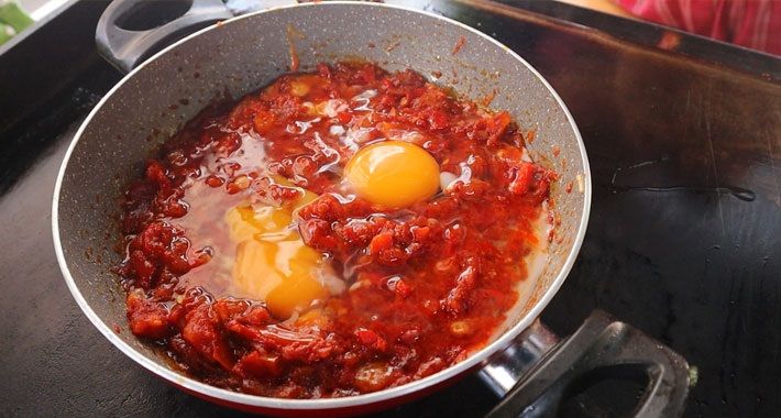 Gaziantep usulü menemen tarifi! Domatesler asla erimiyor menemen sulu oluyor... 1